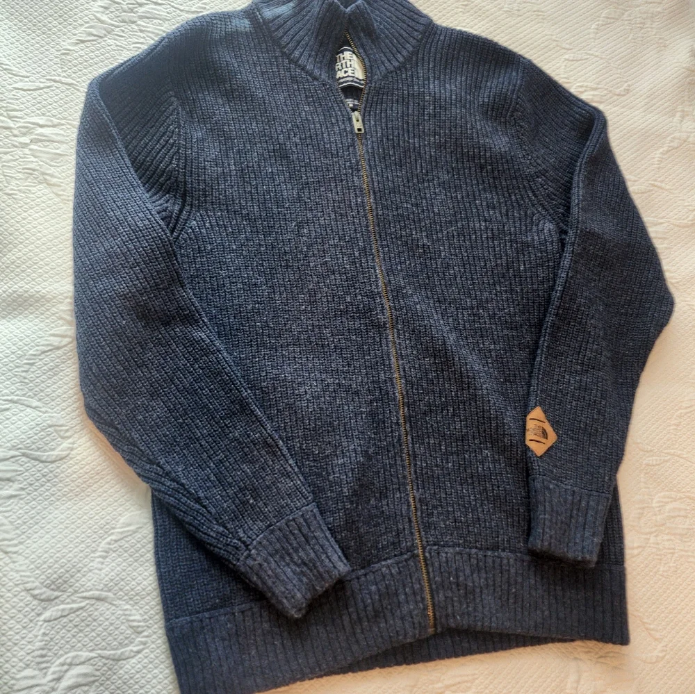 Men's Navy Full-Zip Sweater